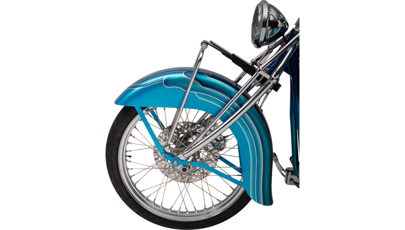 KLOCK WERKS WFB Benchmark Front Fender - Steel - Black - 21" - FL '84-'13 - KWF-01-0101
