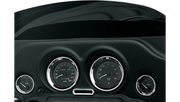 DRAG SPECIALTIES Billet Indicator Light Bezel - Harley-Davidson 1996-2013 - Chrome 2202-0062 - PartsOutlet.com.au
