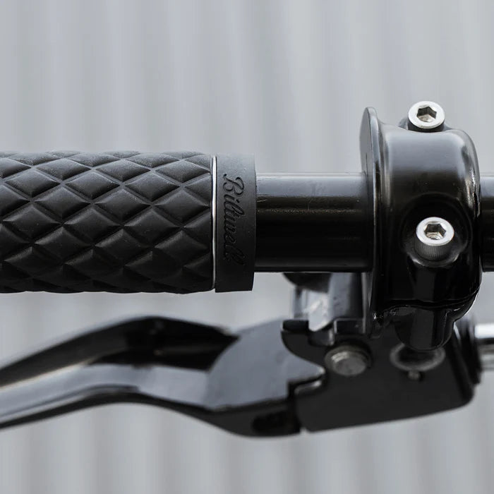 BILTWELL Grips - Torker - 1" - Black 6705-0101