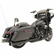 KHROME WERKS Aggressor 2-into-1-into-2 Header with Heat Shield - Black - FL 2009-2016 - 200860 - PartsOutlet.com.au