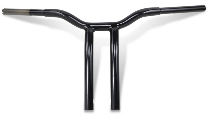 LA CHOPPERS Handlebar - Kage Fighter - One Piece - Bent - 14" - Black - LA-7338-14B