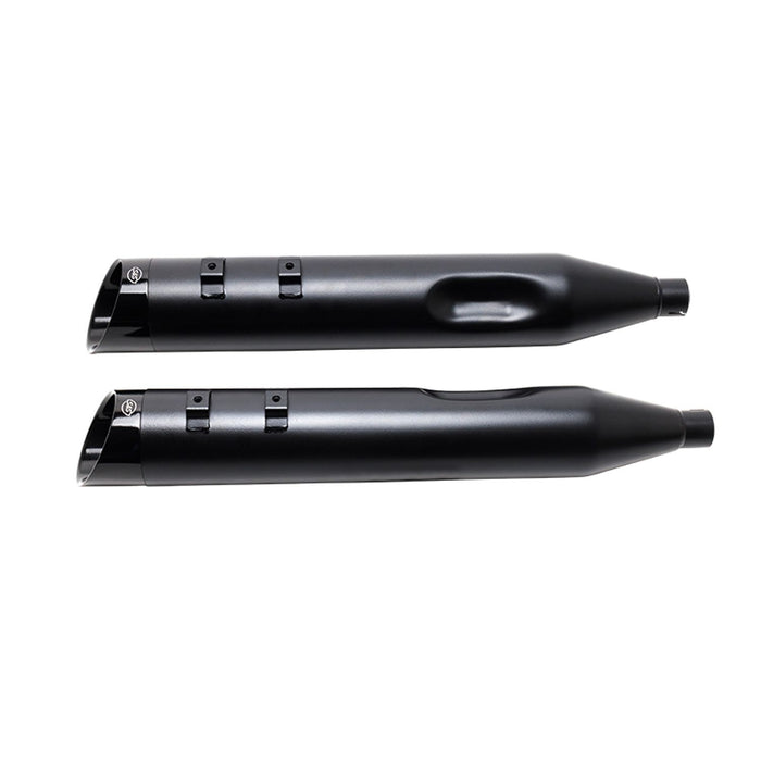 S&S CYCLE Black Mk45 muffler with Black Cutlass End Cap for 1995-2016 Touring 550-1016 - PartsOutlet.com.au