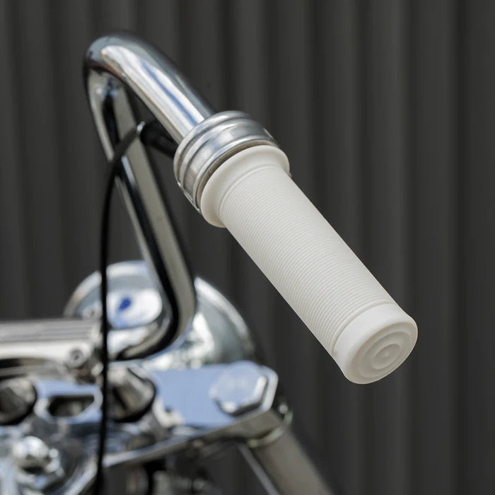 BILTWELL Grips - Kung Fu - 1" - White 6701-0201