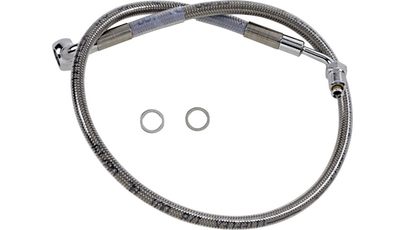 DRAG SPECIALTIES Brake Line - +2" - Stainless Steel - '18-'20 Softail - 618601-2