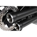 COBRA RPT Mufflers for Softail - '18-'22 Black 6057B - PartsOutlet.com.au