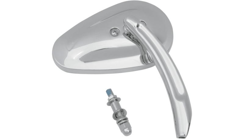 DRAG SPECIALTIES Billet Tear Drop Mirror - Right KA-41DRHLSC4 - PartsOutlet.com.au