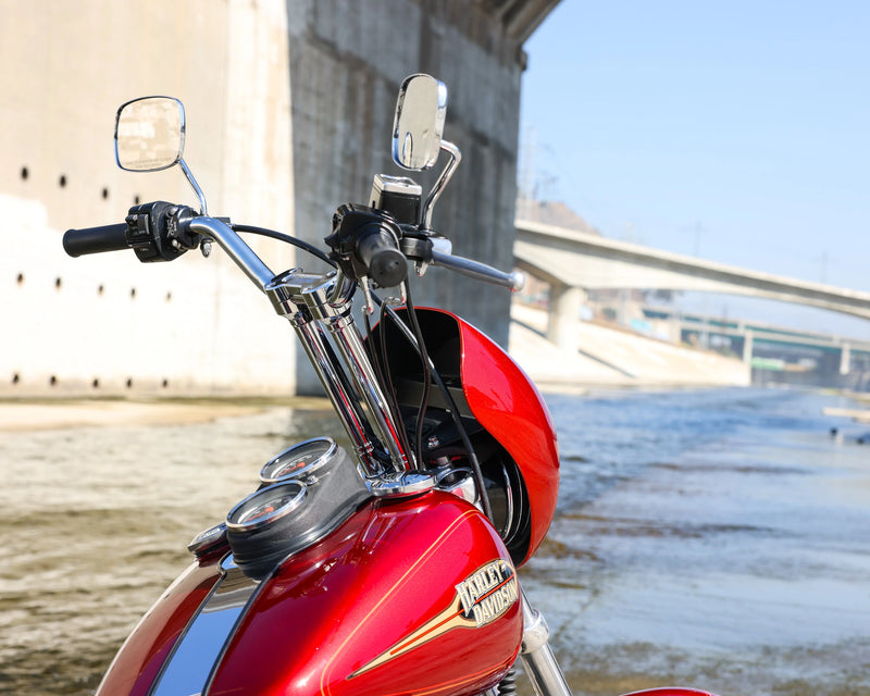 THRASHIN SUPPLY Risers - Hole Shot - 10" - Chrome - Harley-Davidson '73-'25 - TSC-1010-3