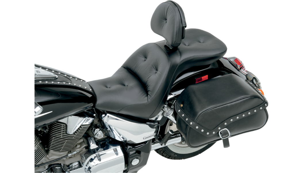 SADDLEMEN Explorer Road Sofa Seat - Backrest - Honda VTX1300C '04-'09 - H04-09-030RS - PartsOutlet.com.au