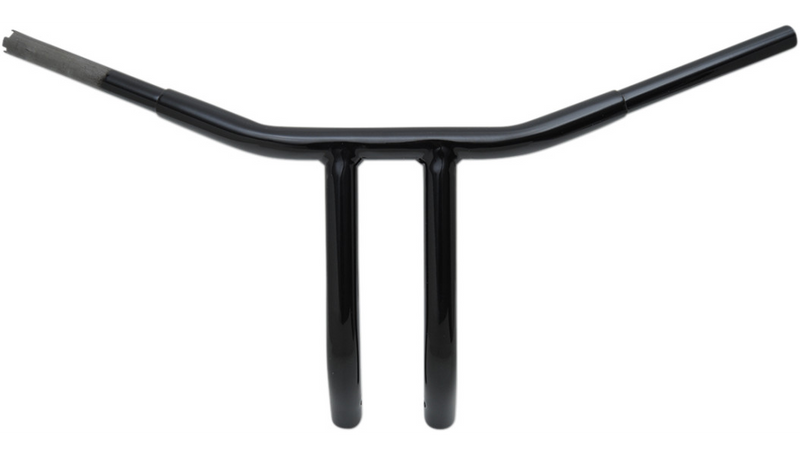 DRAG SPECIALTIES Handlebar - 1 1/4"  Buffalo - Inverted - TBW - Black - 0601-4289