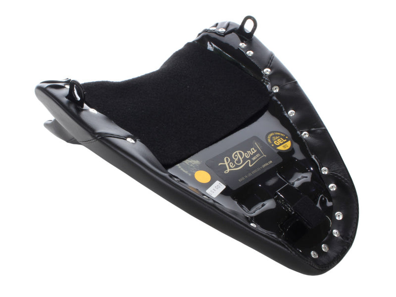 LE PERA Bare Bones Solo Seat With Biker Gel. Fits Softail 2000-2007 With 130 Or 150 OEM Rear Tyre - LGX-007 - PartsOutlet.com.au