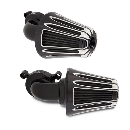 ARLEN NESS DEEP CUT® MONSTER SUCKER® AIR CLEANER, BLACK - 91-up XL SPORTSTER - 81-014 - PartsOutlet.com.au