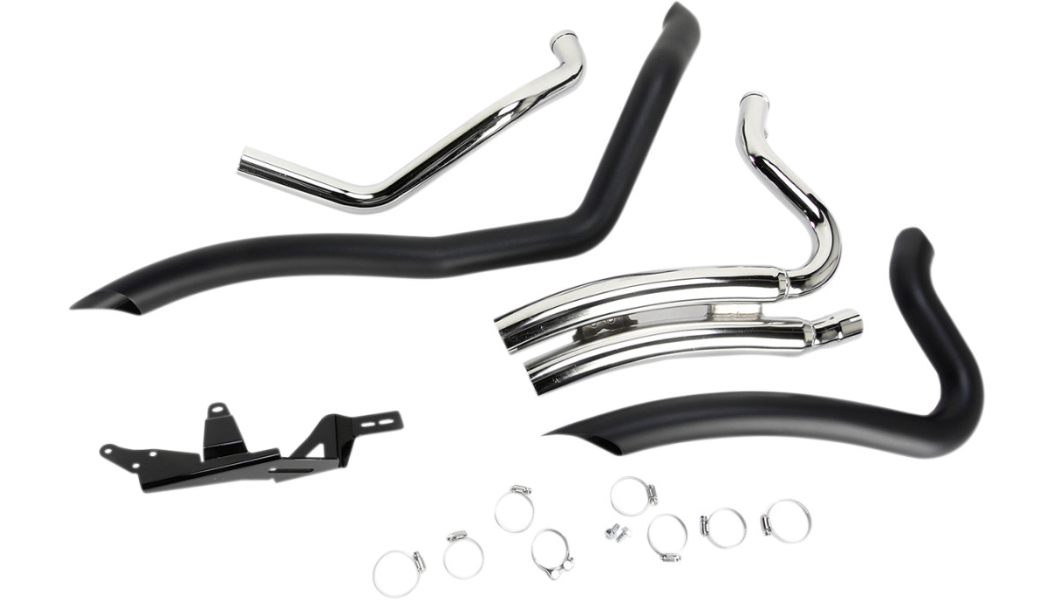 COBRA Speedster Swept Short Exhaust - Black - '13-'22 XL 6233B - PartsOutlet.com.au