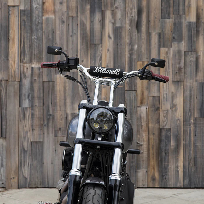 BILTWELL Handlebar - Moto - TBW - Chrome - TBW W/ INSERT - 6016-1057 - PartsOutlet.com.au