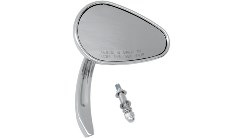 DRAG SPECIALTIES Billet Tear Drop Mirror - Right KA-41DRHLSC4 - PartsOutlet.com.au