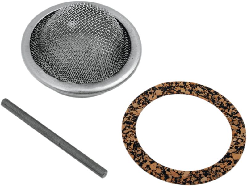 EASTERN MOTORCYCLE PARTS Strainer with Gasket Kit - Harley-Davidson '52-'76 - A-24975-KIT