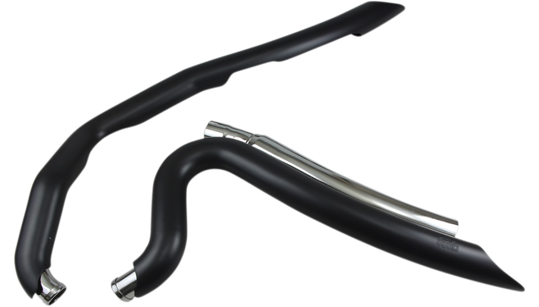 COBRA Speedster Swept Short Exhaust - '17-'22 FL Black 6231B - PartsOutlet.com.au