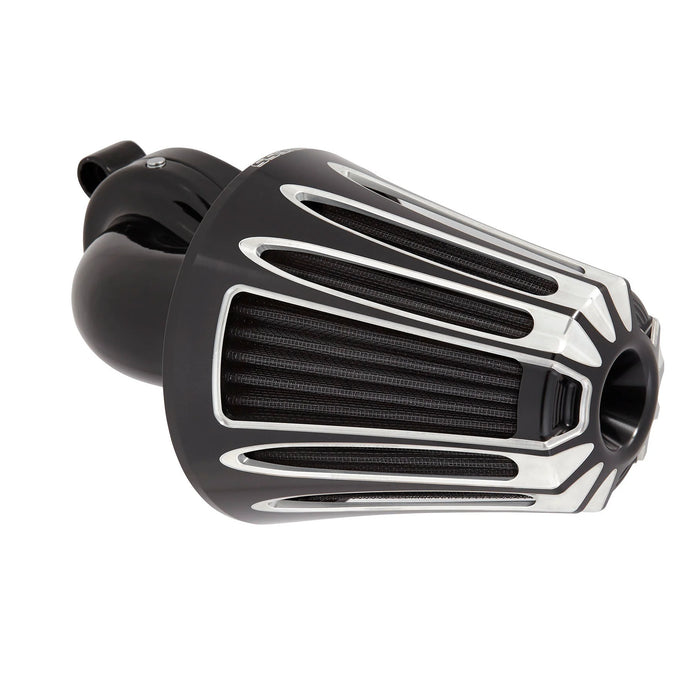 ARLEN NESS DEEP CUT® MONSTER SUCKER® AIR CLEANER, BLACK - 91-up XL SPORTSTER - 81-014 - PartsOutlet.com.au