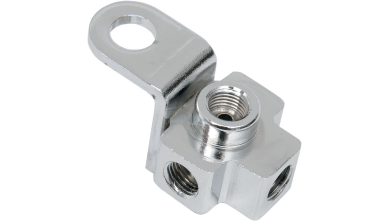 DRAG SPECIALTIES Brake Line Tee - Rear - Harley-Davidson 1970-1984 - 71281 - PartsOutlet.com.au