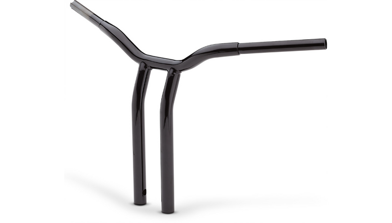 LA CHOPPERS Handlebar - Kage Fighter - One Piece - Bent - 16" - Black - LA-7338-16B