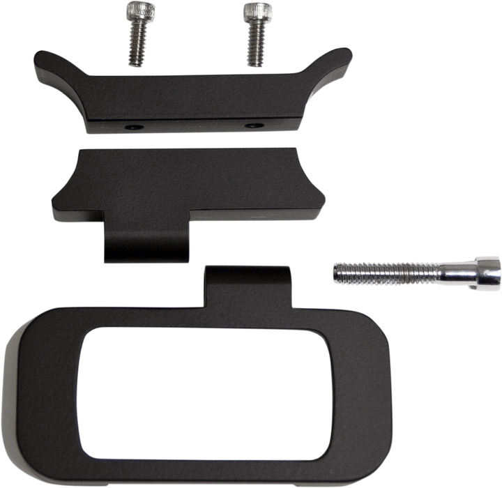 WILD 1 Adjustable Gauge Mount - Satin Black - Softail '18-'20 - WO541B - PartsOutlet.com.au