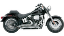 COBRA Speedster Swept Short Exhaust - Chrome - '12-'17 Softail 6225 - PartsOutlet.com.au