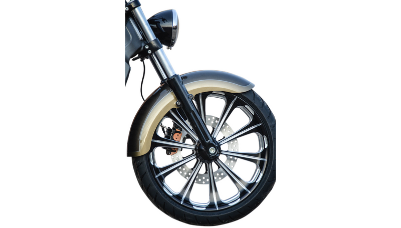 KLOCK WERKS Outrider Front Fender - Steel - 16"-19" - Indian Scout '15-'24 - KWF-04-0339