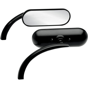 ARLEN NESS MINI OVAL MICRO MIRRORS, BLACK - RIGHT - 13-413 - PartsOutlet.com.au