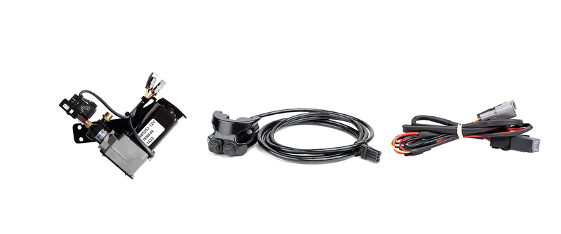 LEGEND SUSPENSION AIR-A Dyna Adjustable AIR Suspension - Black - '06-'17 FXD 1311-0106 - PartsOutlet.com.au