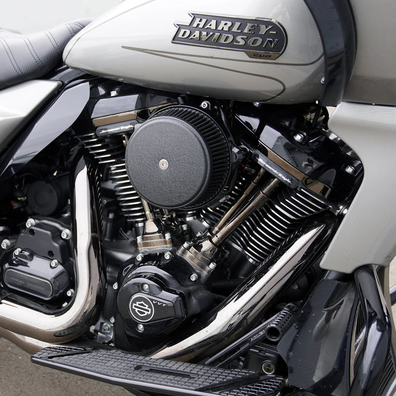 ARLEN NESS Big Sucker Stage 1 Air Cleaner Kit with Cover - Smooth - Wrinkle Black - Touring '24+ & Softail 25+ - 600-303