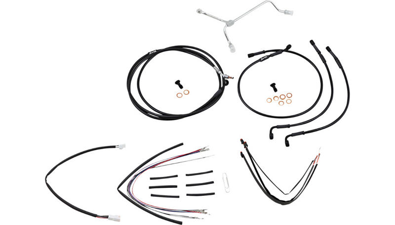BURLY BRAND Control Kit - 14" Ape Hanger Handlebars - Road Glide '15-'16 - B30-1173