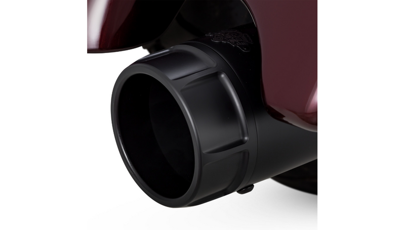 VANCE & HINES 4.5" Torquer Mufflers for 2017+ M8 Touring FL - Black - 46674