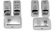 DRAG SPECIALTIES Switch Caps - Harley-Davidson 2011 - Chrome H07-0340CO-C - PartsOutlet.com.au