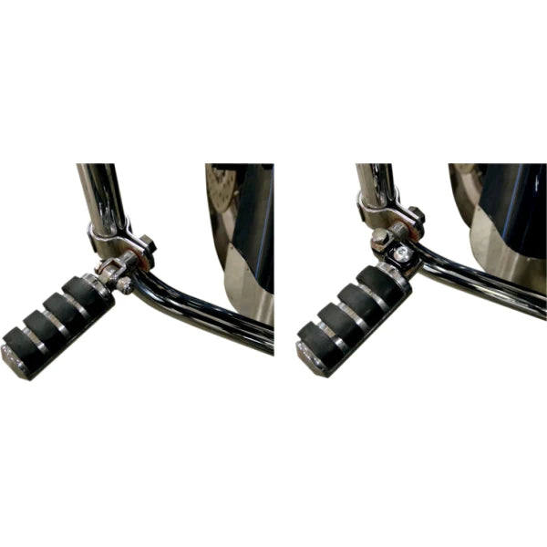 LA CHOPPERS FOOTPEG RELOCATION CLEVIS KIT CHROME UNIVERSAL - LA-7202-00 - PartsOutlet.com.au
