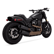 VANCE & HINES Black Hi-Output Mufflers - '18-'23 Softail - 46547 - PartsOutlet.com.au