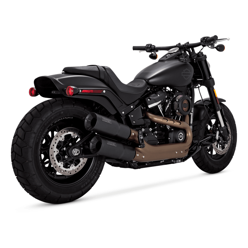 VANCE & HINES Black Hi-Output Mufflers - '18-'23 Softail - 46547 - PartsOutlet.com.au