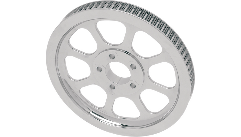 DRAG SPECIALTIES Chrome Rear Belt Pulley - 70-Tooth - Harley-Davidson 2000-2006 - 191397 - PartsOutlet.com.au