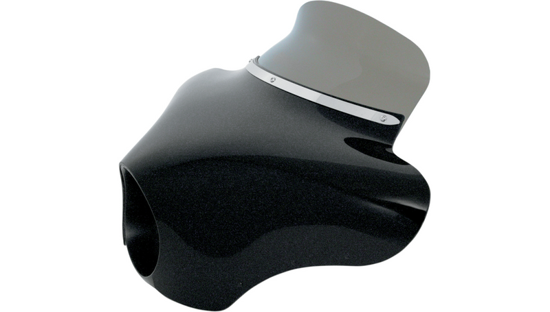 MEMPHIS SHADES Batwing Spoiler Shield - 6.5" - Smoke - MEP8541