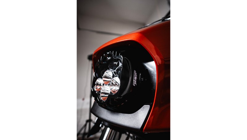 CUSTOM DYNAMICS LED Headlight - Shark Demon - FLHX/SE '23-'25 - SD2-23BAT-W