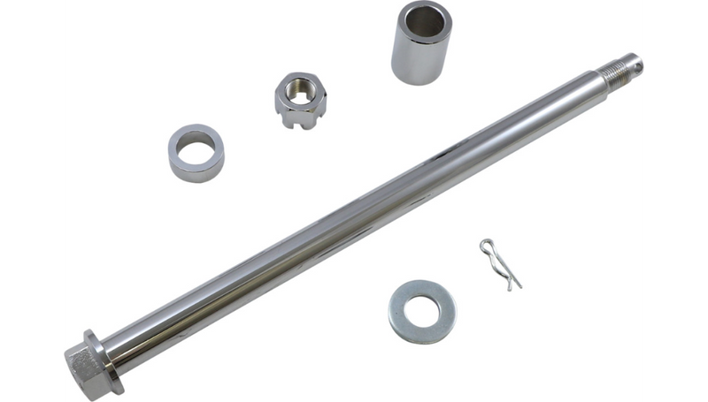 DRAG SPECIALTIES Axle - Rear - Chrome - '00-'01 FLT W16-0348 - PartsOutlet.com.au