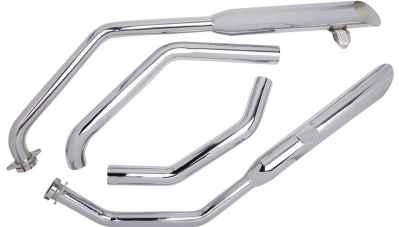 COBRA Classic Slashcut Exhaust - Suzuki '01-'09 - Chrome 3167SC - PartsOutlet.com.au