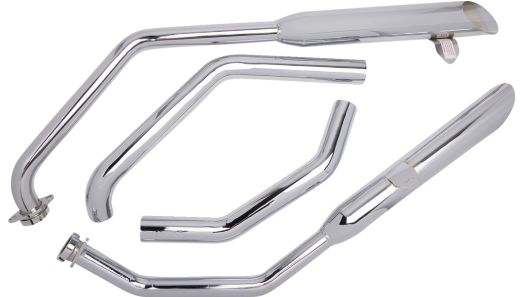 COBRA Classic Slashcut Exhaust - Suzuki '01-'09 - Chrome 3167SC - PartsOutlet.com.au