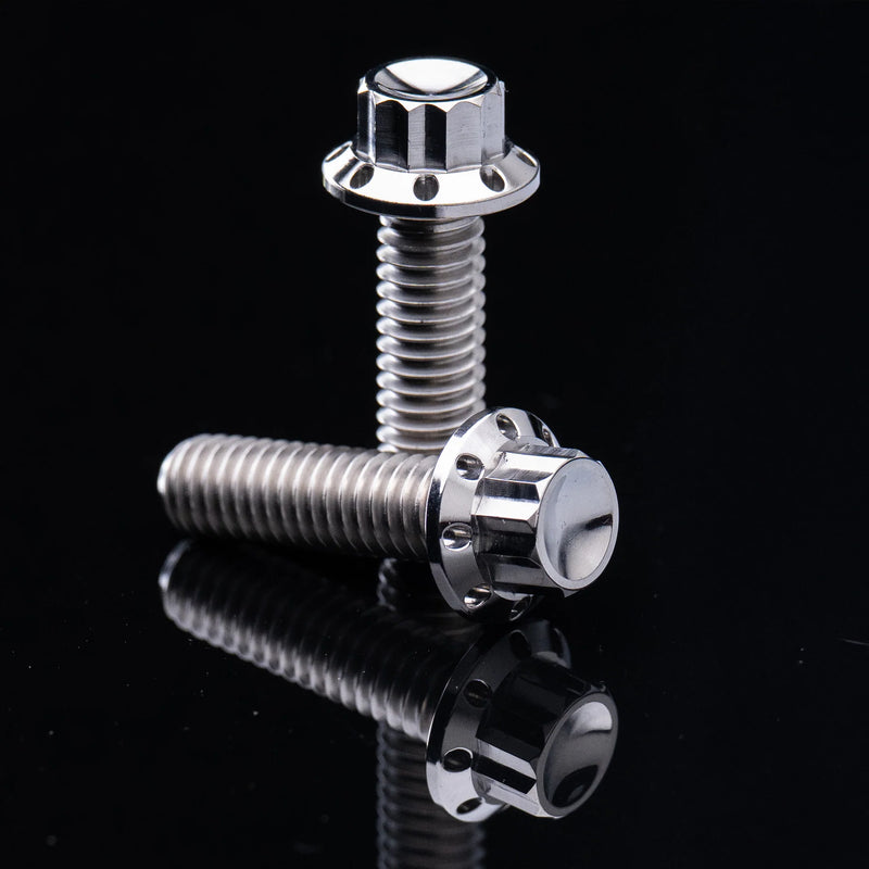 ARLEN NESS Bolt Kit - Primary Cover - Titanium - 12-Point - Softail - Polished - Softail '18-'25 - 300-929