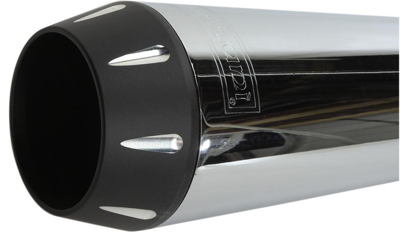 BASSANI XHAUST Road Rage 2:1 Exhaust - Chrome - Megaphone - Long - Dyna '91-'05 FXD 13311R - PartsOutlet.com.au