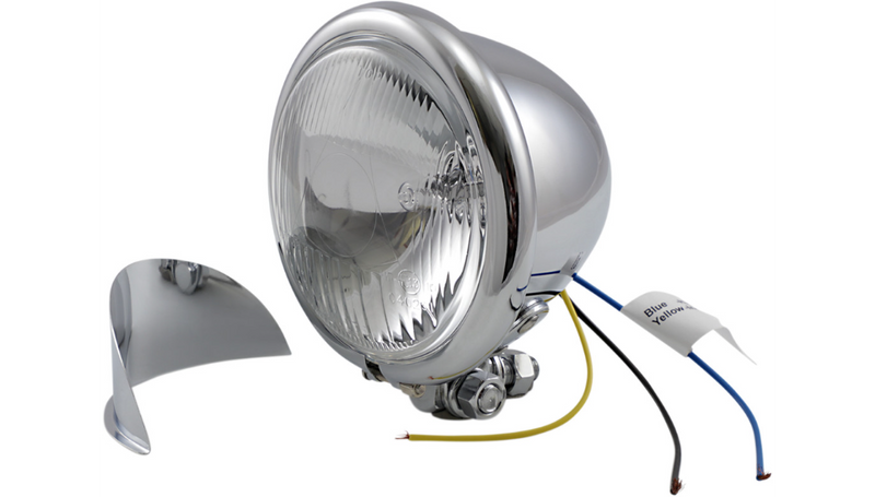 DRAG SPECIALTIES 4 1/2" Spotlight with Visor H-3 - 20-0026-BX-LB2