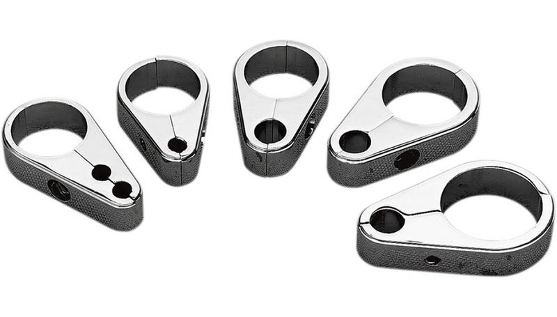 DRAG SPECIALTIES Cable Clamp - Single Throttle - Die-Cast - 1" Frame - 11-0051-SC1