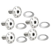 ARLEN NESS Bolt Kit - Holeshot/Rotor/Front - Spoke Mount - Polished - 5 Pack - '14-'23 FLT - 300-906 - PartsOutlet.com.au