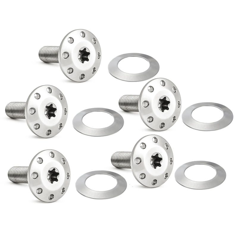 ARLEN NESS Bolt Kit - Holeshot/Rotor/Front - Spoke Mount - Polished - 5 Pack - '14-'23 FLT - 300-906 - PartsOutlet.com.au