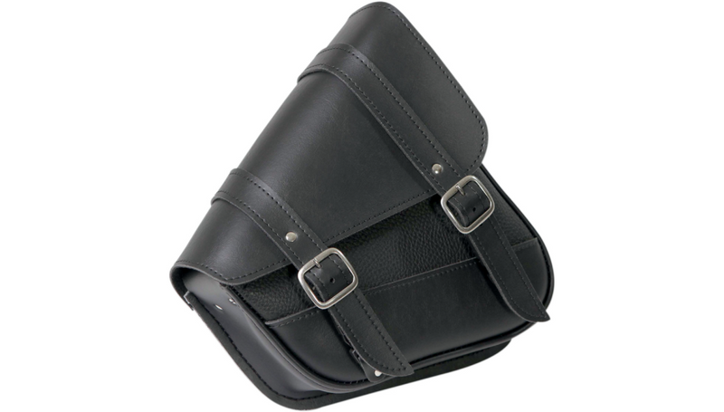WILLIE & MAX LUGGAGE Swingarm Bag - Triangulated - Black - XL '58-'22 - 59778-00