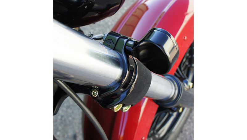 JOKER MACHINE Speedometer Ring with Swivel Clamp - Black Anodized - For 39 mm Fork Tube - '93-'19 XL - 10-315B - PartsOutlet.com.au