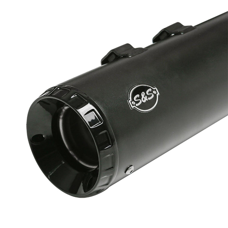 S&S CYCLE GNX SLIP-ON Muffler for 2017+ M8 TOURING MODELS — Black - 550-0990 - PartsOutlet.com.au